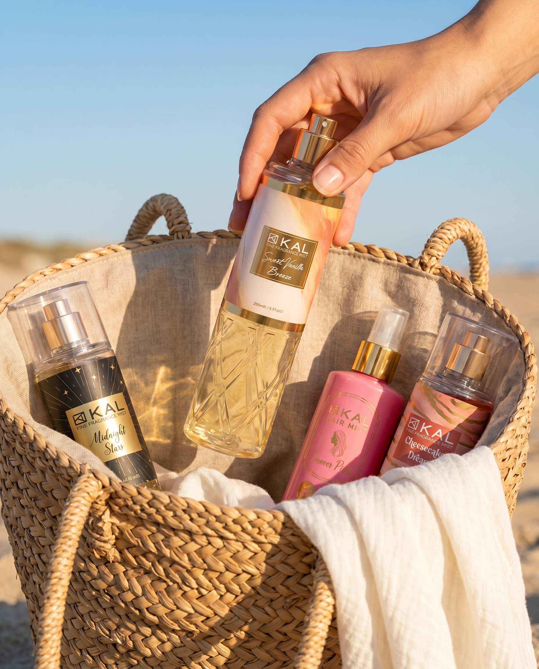 Buy Sweet vanilla Breeze & Midnight Stars & Cheese Cake Dream and Get 1 Free Forever Pink Hair Mist